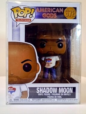 NWT Funko Pop! American Gods Shadow Moon Vinyl Figure - Brown, White, Purple